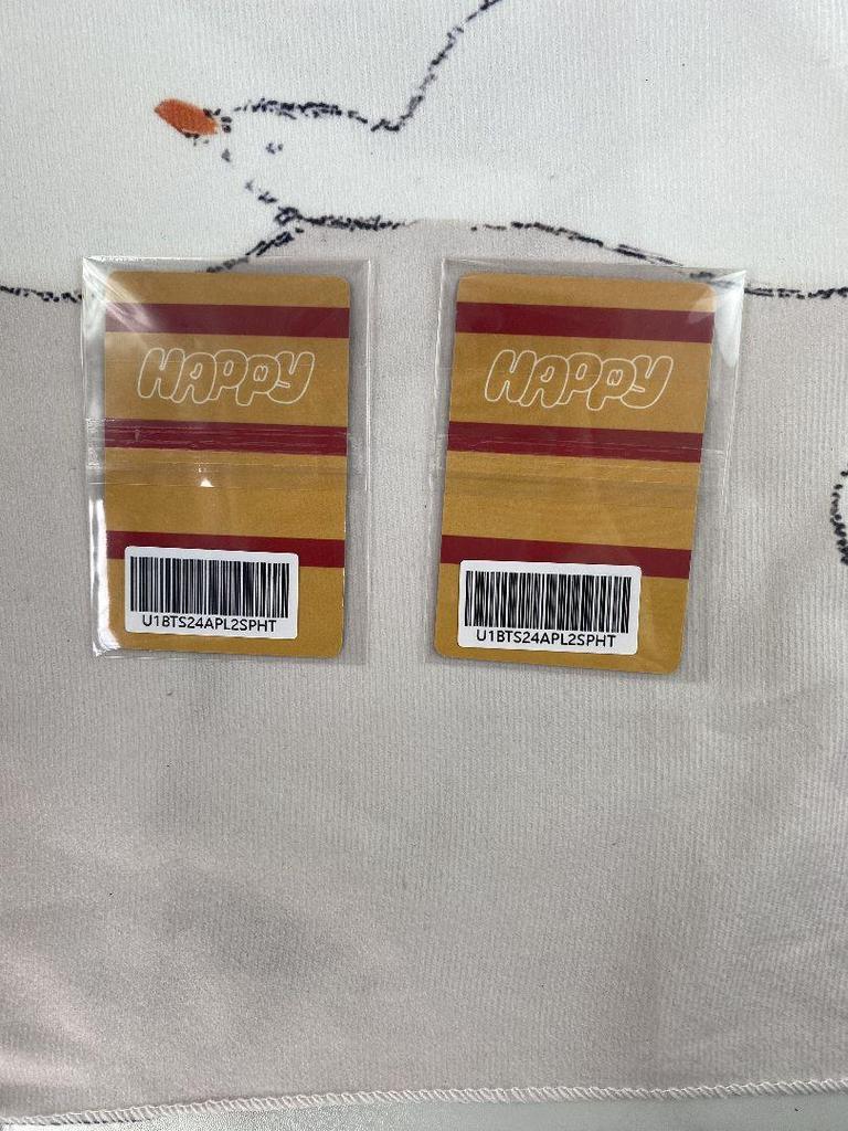 [Б/У] Набор торговых карточек с шоукейса JIN 'HAPPY'