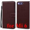 Mi 6 Case For Xiaomi Mi 6 Case Redmi 6 Leather Wallet Flip Case For Xiaomi Redmi 6 Mi6 Phone Case Redmi6 Cover Fundas Shell Bags