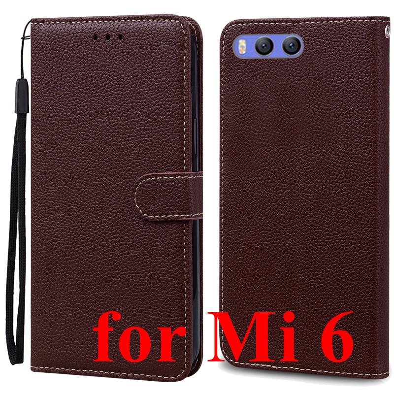 Mi 6 Case For Xiaomi Mi 6 Case Redmi 6 Leather Wallet Flip Case For Xiaomi Redmi 6 Mi6 Phone Case Redmi6 Cover Fundas Shell Bags