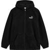 Puma Удобная теплая флисовая куртка с капюшоном, куртка унисекс, черная 679663-01