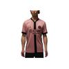 Dri Fit Paris Saint Germain Comfortable Fashion Breathable Quick Dry Retro Football Shirt Unisex Tops Rust-Pink Black FQ2024-686