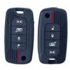 Силиконовый чехол-брелок для автомобильного ключа для Jeep Cherokee Compass S Renegade Grand Commander Для Dodge Journey Challenger Jcuv Charger