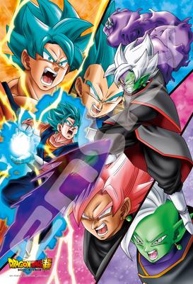ENSKY Dragon Ball Super Absolute God VS Super Saiyan Blue Vegetto 26 x 38 см пазл 300 элементов JIGSAW PUZZLE 300-1176