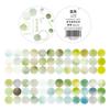 1 roll Watercolor Polka Dot Sticker Junk Journaling Accessories Scrapbooking DIY Color Label Washi Sticker Stationery Suit