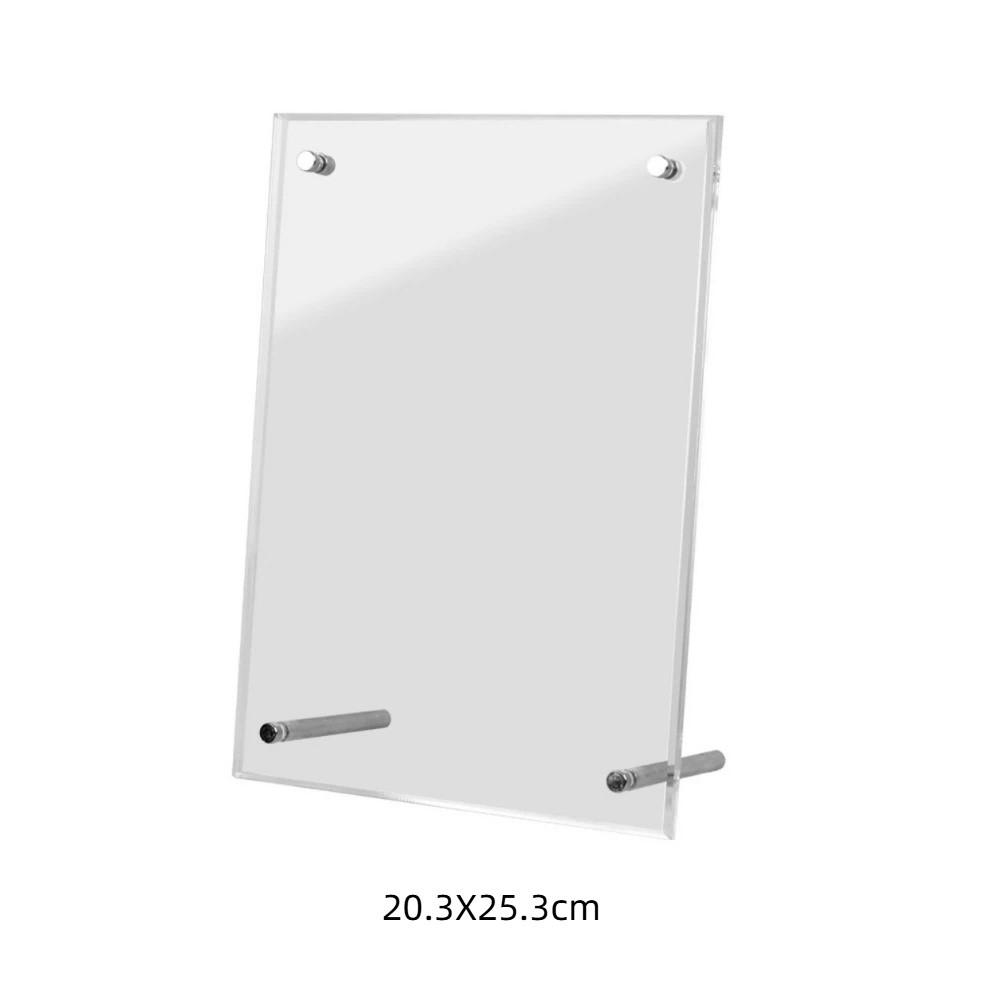 Transparent Acrylic Photo Frame Modern Poster Display Stand New Picture Frame Home Decor