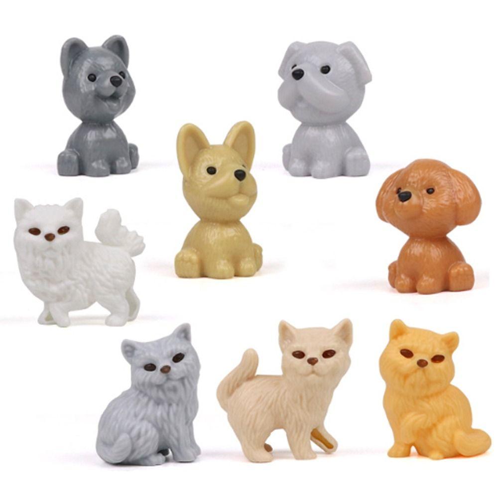 Family Toys Dog Scene Playing Playing House Dog Cage Toys Dog Doll Set  Thanksgiving Gifts