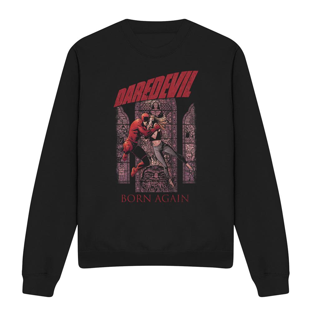 Daredevil Unisex Adult Born Again Punisher Graffiti Sweatshirt