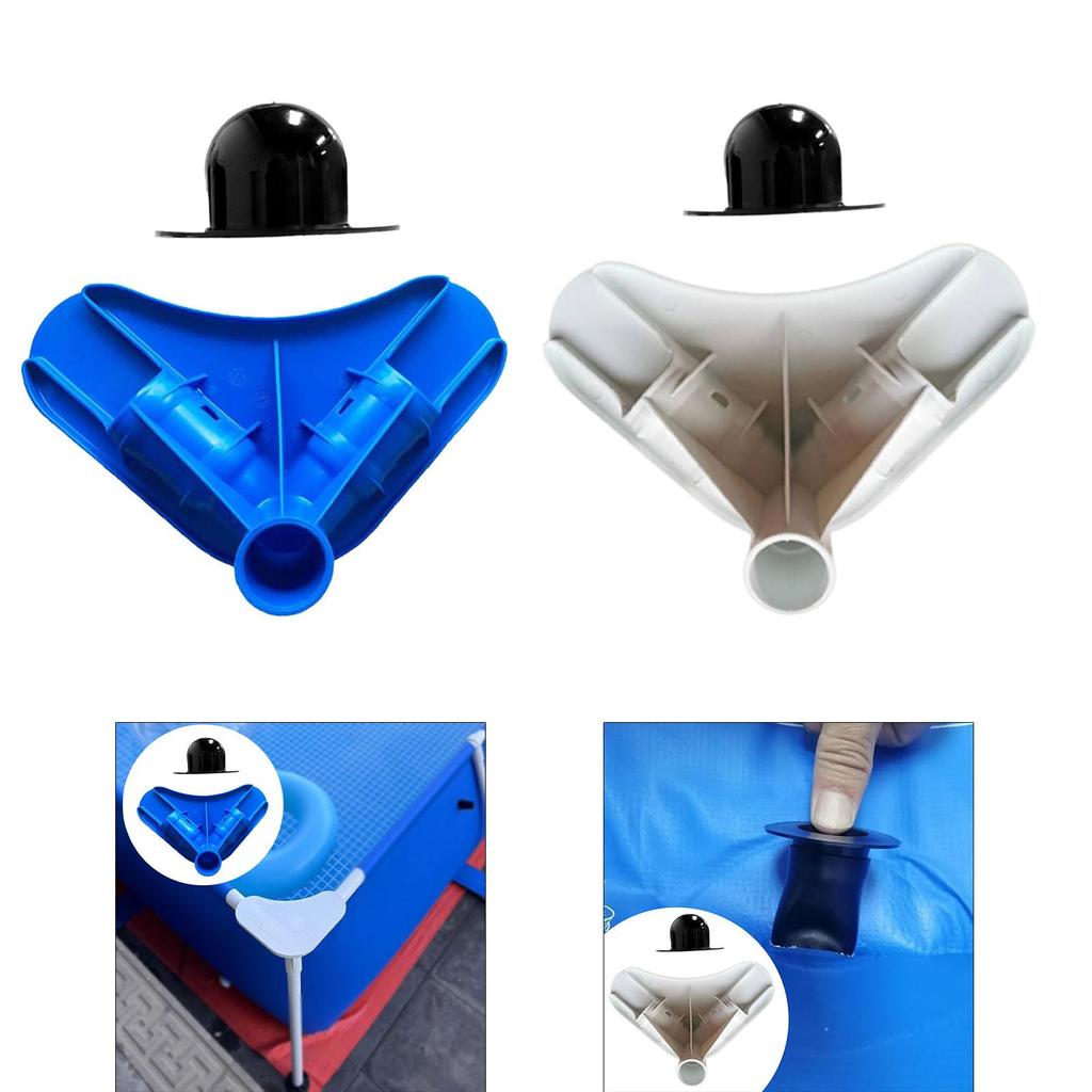 for Pool , Drain Valve Plugs, Easy-to-assemble Rectangular Frame Connectors Repairs