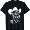 Meowdy Техасский Кот Мем Мужская Женская Девичья Детская Футболка