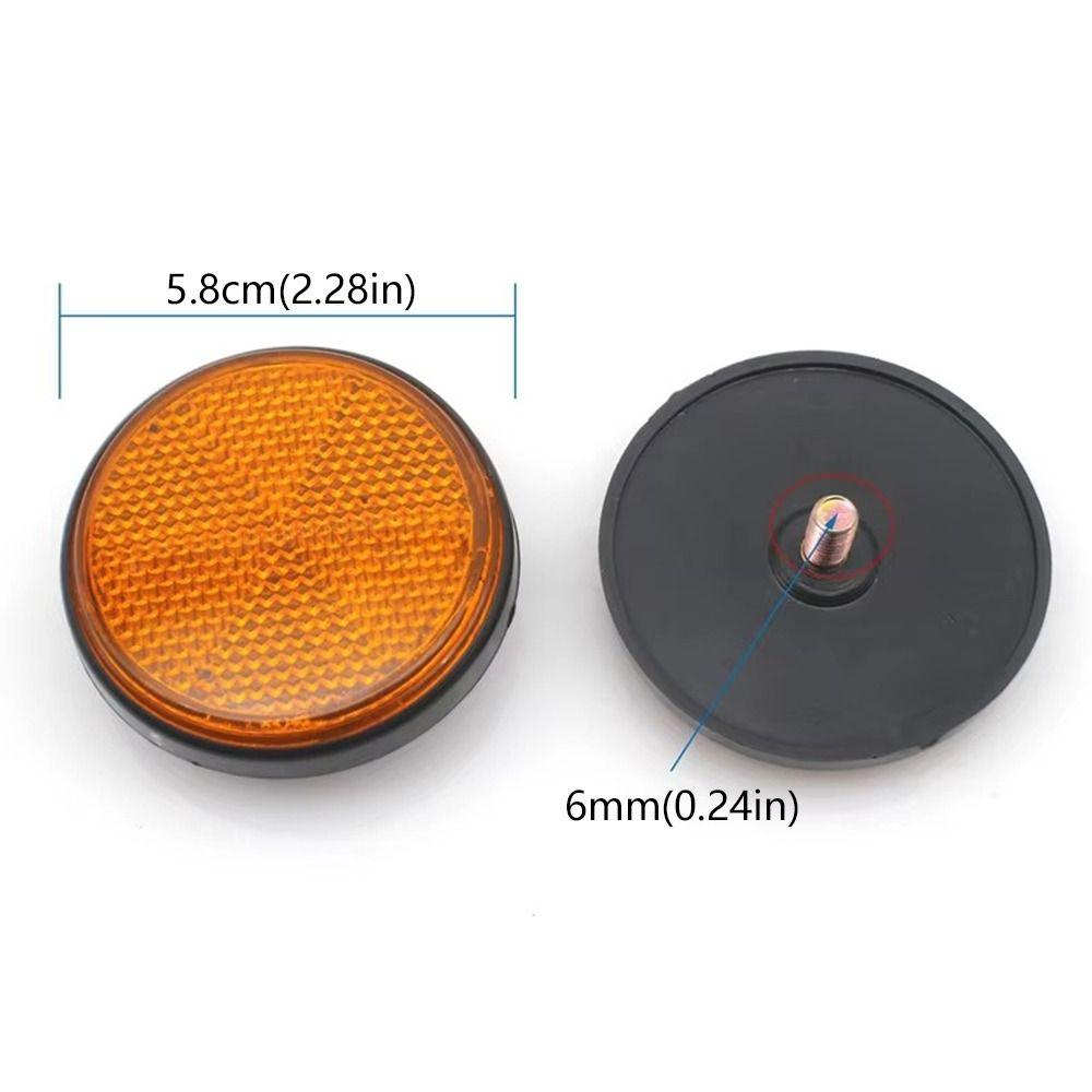 Dustproof Night Warning Reflector Safety Car Round Tail Sign Car Accessories