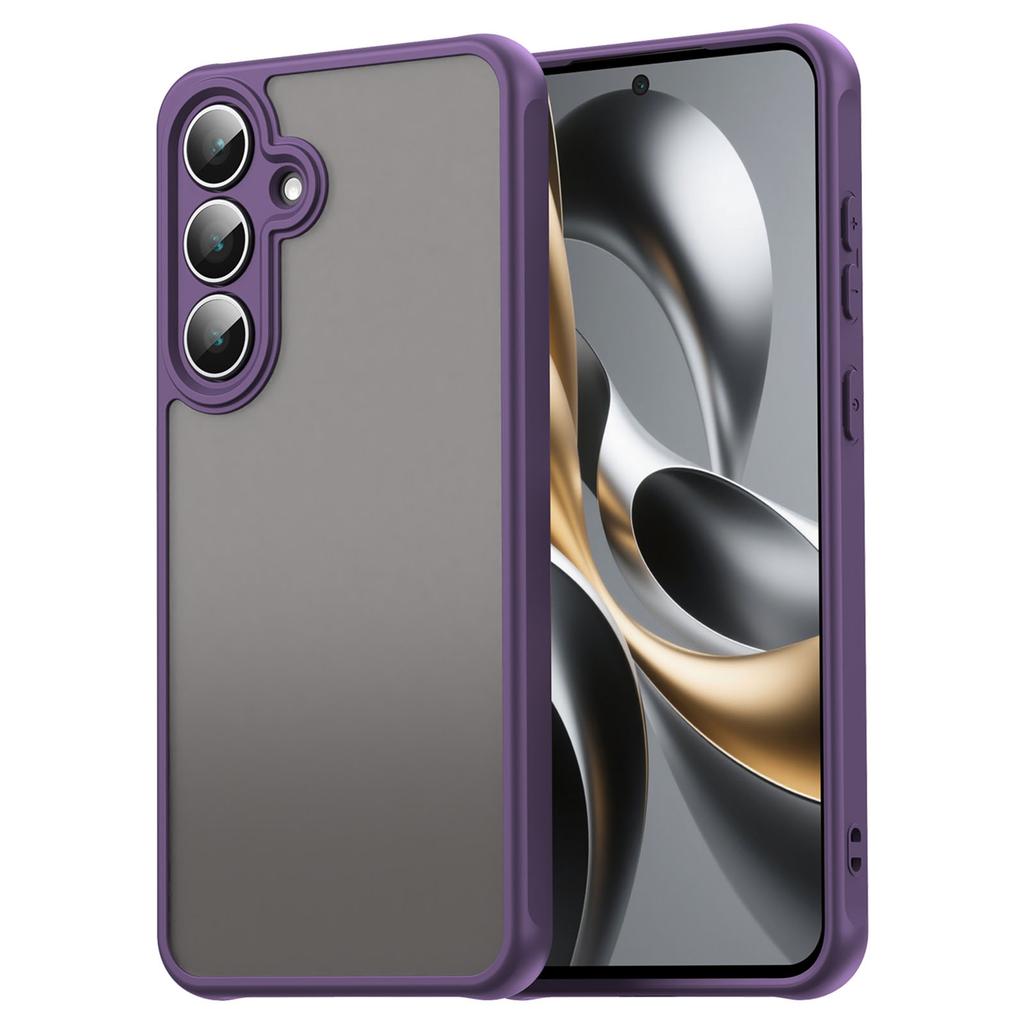 Для Samsung Galaxy S25 FE Чехол Ударопрочный С подушками безопасности Матовый Полупрозрачный ПК+ТПУ Задняя крышка телефона