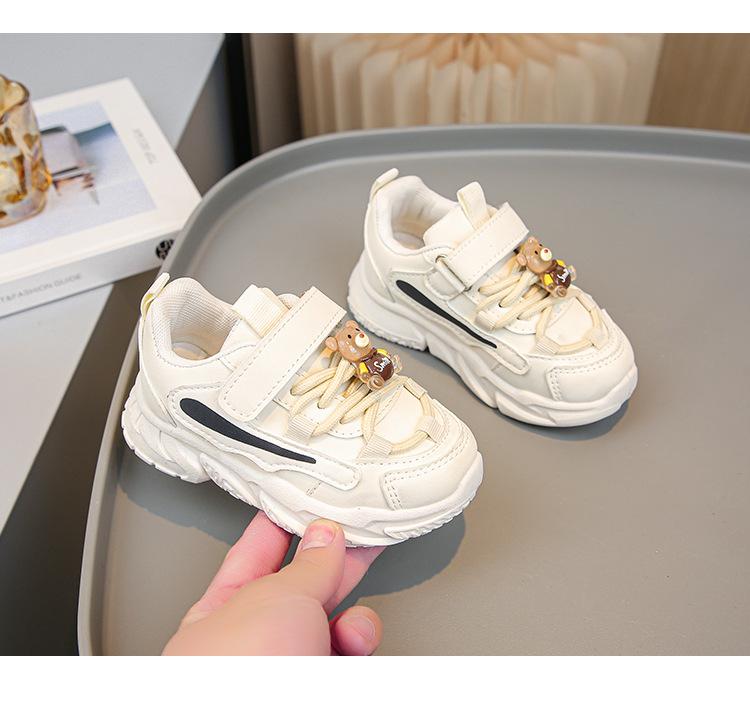 Осень новая детская детская обувь папины кроссовки для мальчиков спортивная обувь для девочек кожаные кроссовки для бега средняя детская обувь для малышей тренд