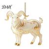 Holiday Atmosphere Enhancement Ornament 2D Acrylic Goat Christmas Ornament, Cute Animal Sheep Hanging Decor for Elegant Home Party Decoration