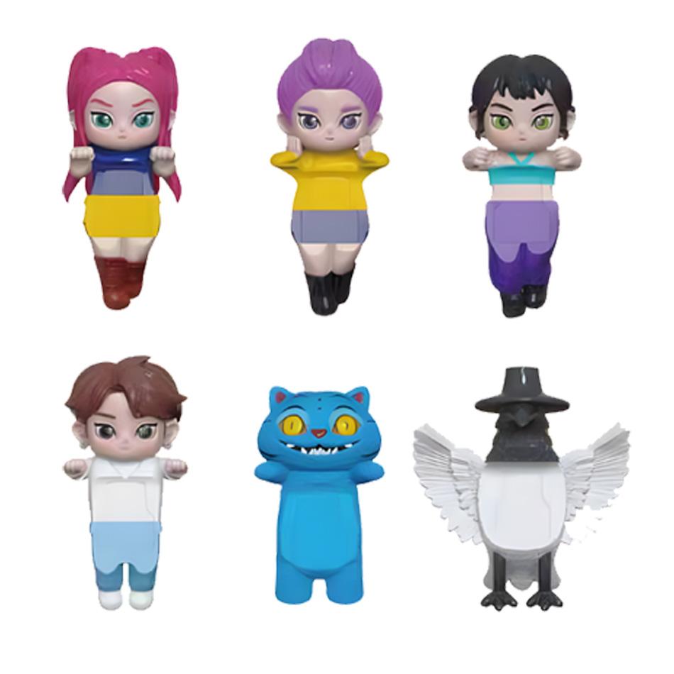 Аниме Охотники на демонов Мини-фигурки K-pop Коллекционные ПВХ Таинственная коробка Красивая декоративная кукла Модель для фанатов