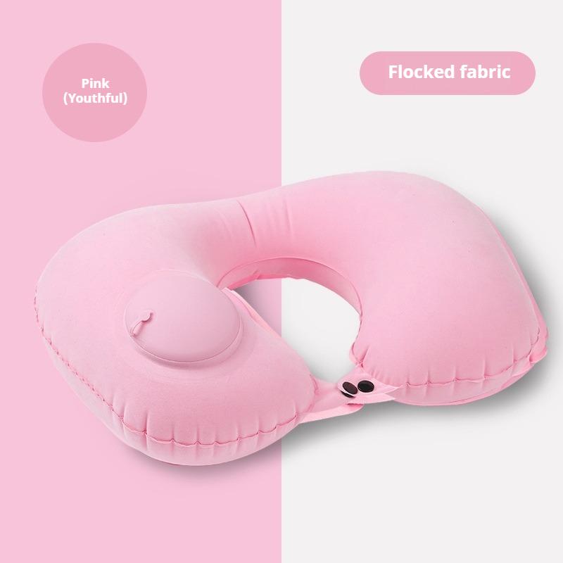 Inflatable Portable Neck Inflatable U-shaped Pillow Travel Neck Pillow U-shaped Neck Pillow Outdoor Travel Airplane Pillow