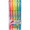 Набор текстовыделителей Mitsubishi Pencil 5 цветов PRO-PASS Window PUS-102T.5C 6смx14см