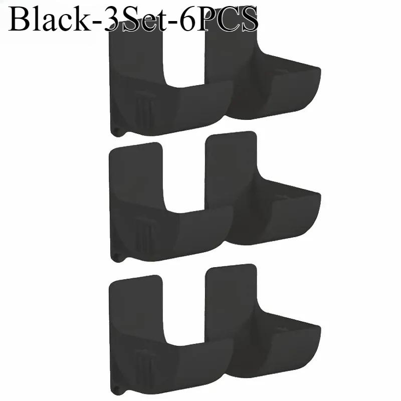 6шт настенный непробивной лоток для хранения кухонная полка пластиковая пленка мусорный мешок холодильник боковая полка для ванной комнаты спальня