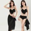 2025 Женский Сексуальный Кружевной Купальник-Бикини из Трех Частей для Пляжа и Курорта