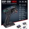 DUMBORC DDF-350 10CH Transmitter 2.4G 10Channel Remote Controller P4FM P6F P6DCG X10F Gyro Receiver for RC Car Plane Boat Wltoy