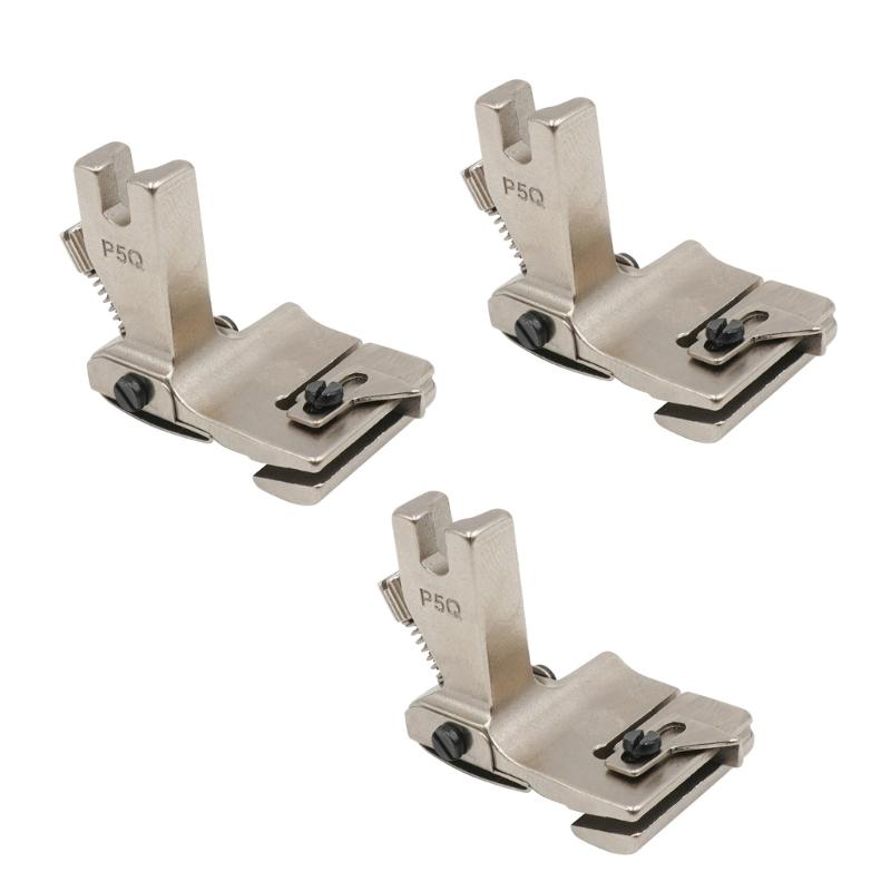 Стальная металлическая прижимная лапка для сборок, регулируемая прижимная лапка для швейной машины, насадка для шитья и раскроя ткани