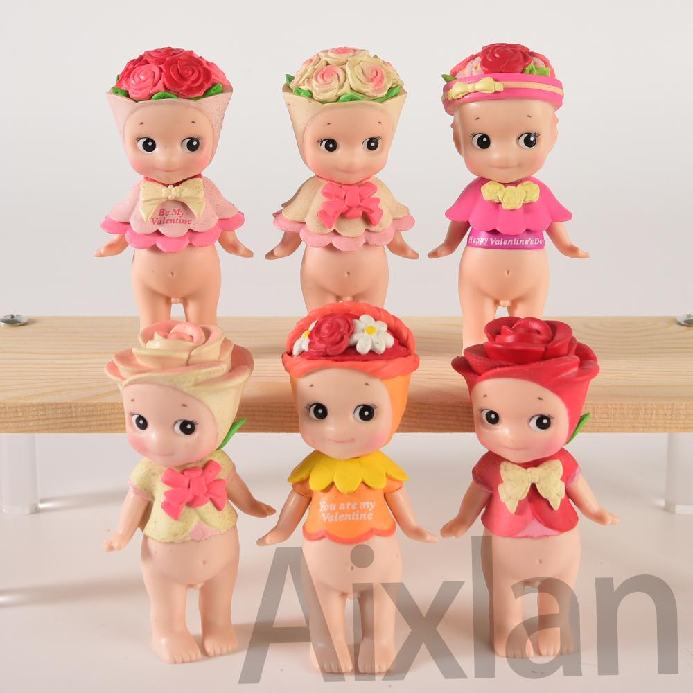 Милая кукла Kewpie Ограниченная серия ко Дню святого Валентина Фигурка Sonny Angel Животное Игрушки Лиса Собака Мышь Ограниченная 1 шт 8 см