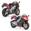 Масштаб 1/18 Welly Aprilia RSV 4, заводская модель мотоцикла из сплава, литье под давлением, металлические игрушечные транспортные средства, модель мотоцикла, коллекция высокой имитации, детские подарки