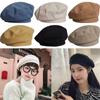 Casual Women Girls Classic French Style Beanie Solid Color Cap Artist Painter Hat Beret Hat
