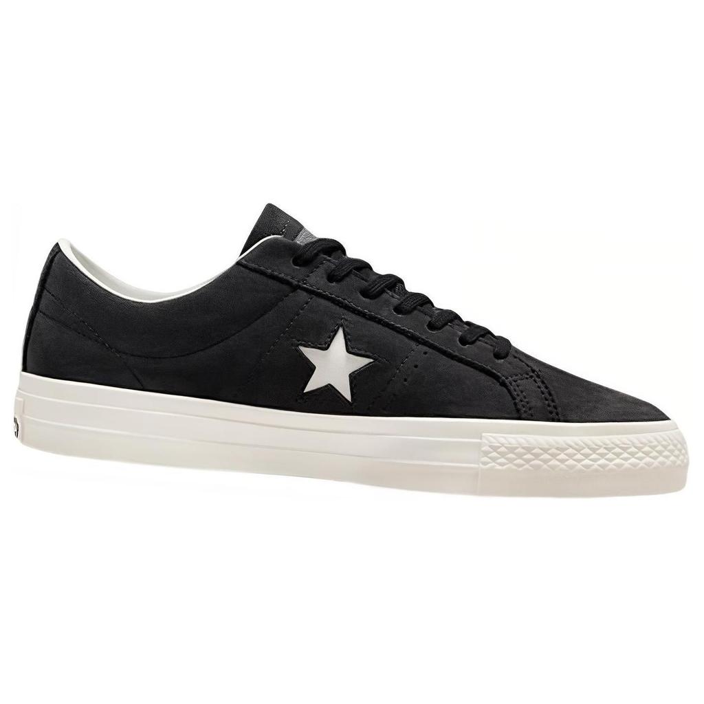 Converse One Star Pro Comfortable Versatile Slip Resistant Durable Lightweight Low Top Skate Shoes Unisex Sneakers Black A03674C