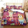 Children's Bedding Set Animated Cartoon Duvet Cover Anime Pillowcase Comfortable Bed Set Full Size Single Bed Double Bed