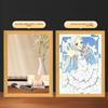 23cm/9.06in Unknown Flower Name LED Night Light Painting Cartoon Anime Peripherals Mirror Photo Frame Lamp Party Supplies Crafts