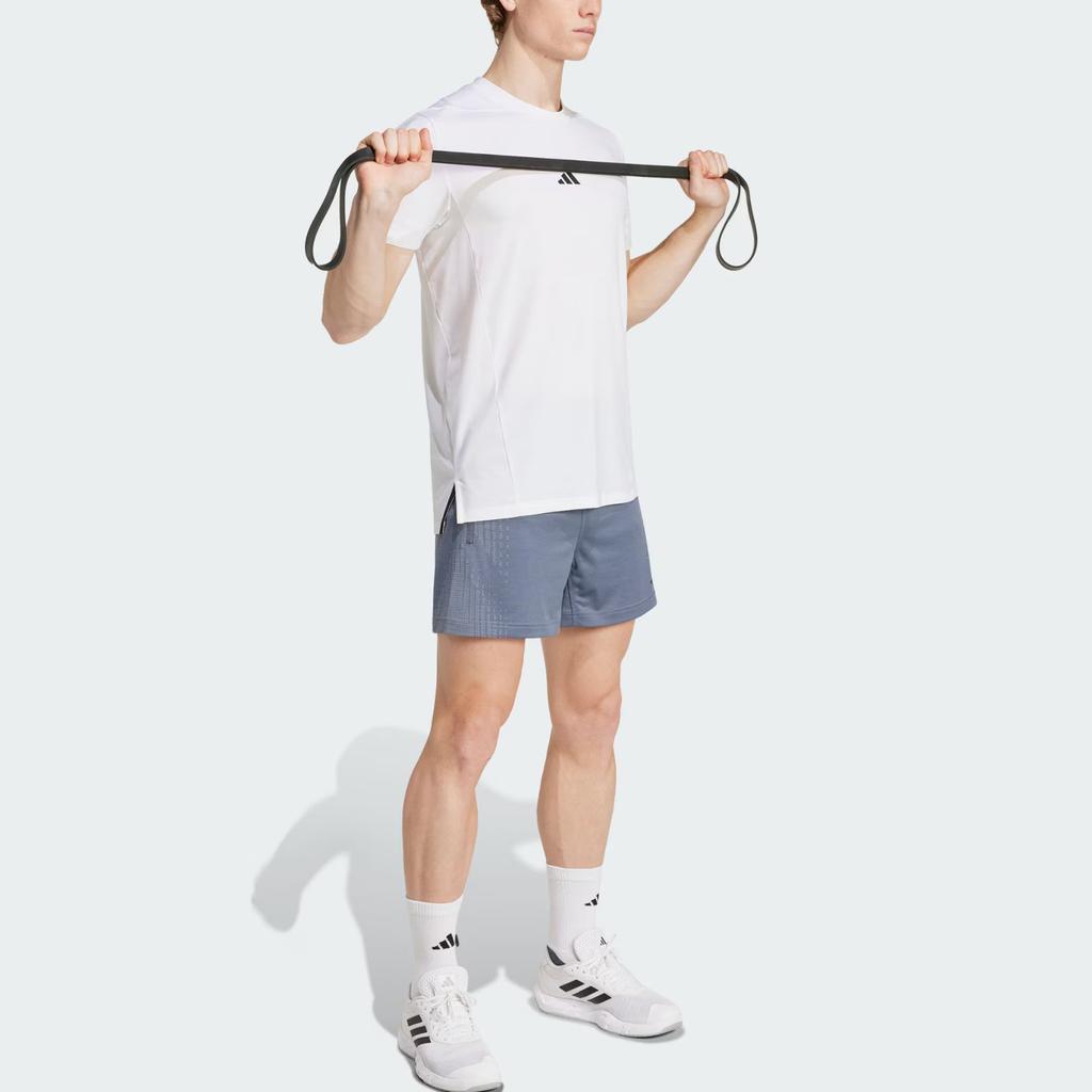 Adidas Airchill Climacool Логотип Зауженный крой Удобные Универсальные Спортивные шорты Мужские шорты Светло-серый Серебристый JI8190