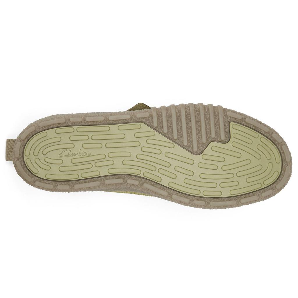 Clarks Двухслойные кожаные уличные спортивные повседневные низкие кеды для скейтбординга мужские кроссовки Зеленые 261761847