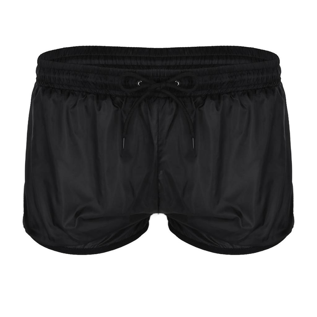 Men's See Through Elastic Swimming Trunks Board Shorts Male Underwear