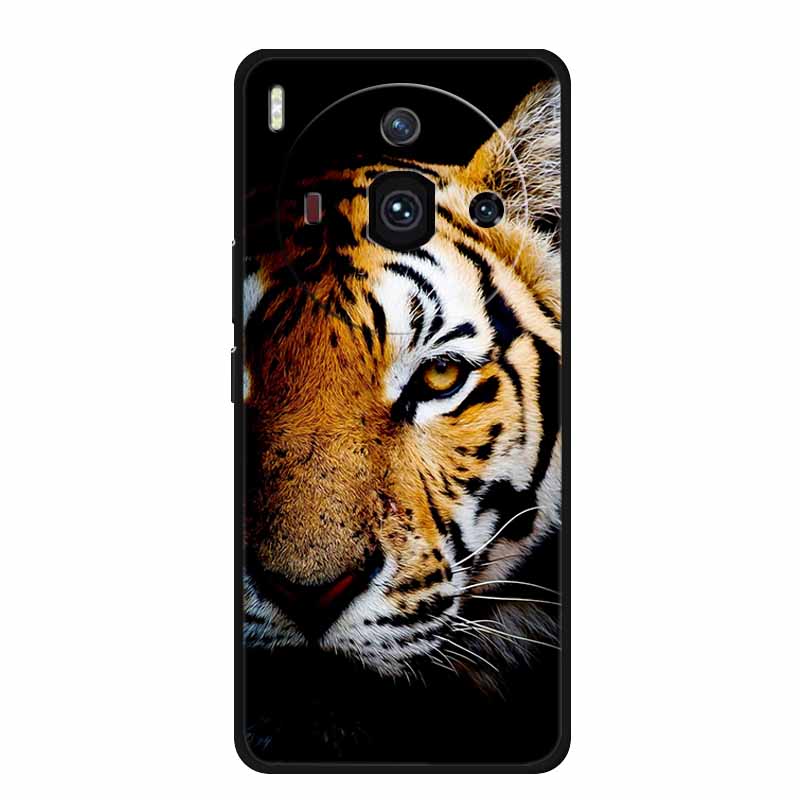 Для iPhone 14 Роскошный Чехол для Телефона Apple iphone14 pro pro max Plus Черный Мягкий Чехол из ТПУ Силиконовая Защита Животные Львы Тигр Бампер