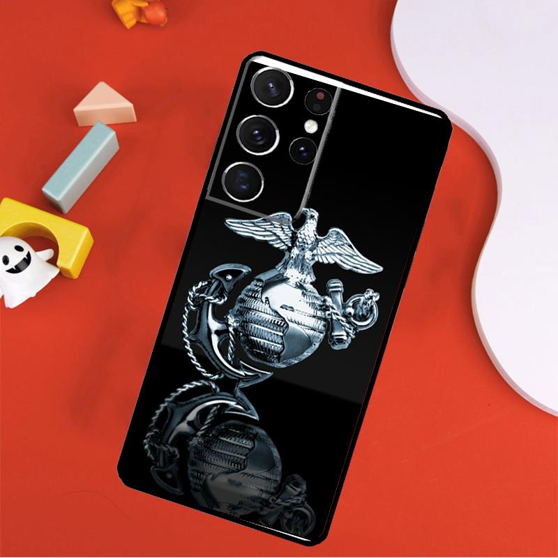 Чехол Корпуса Морской Пехоты США Для Samsung Galaxy S23 S22 Ultra S8 S9 S10 Plus Note 10 20 Ultra S20 S21 FE Чехол для Телефона
