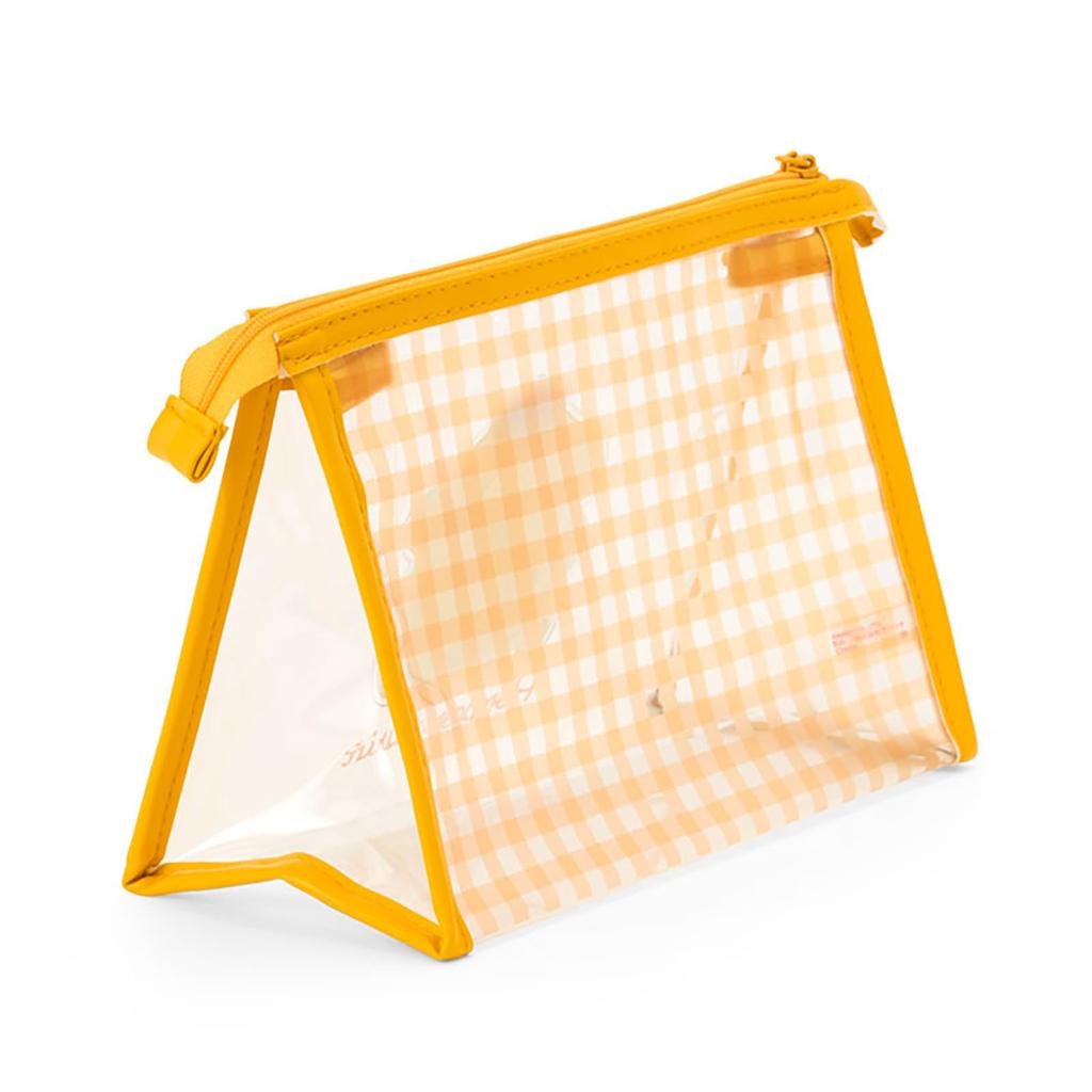 Sanrio Pompompurin Clear Pouch PVC Steel Zipper Closure 22×10×15cm Target Age 3+ 732231
