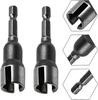 Butterfly Bolt Socket Wrench Set 6.3mm Hex Shank Slotted Electric Screwdriver Bolt Drive Drill Bit Socket Power Tools Part