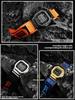 Сменный нейлоновый холщовый ремешок для Casio G-Shock GMW-B5000 Металлические квадратные часы - Спортивный водонепроницаемый регулируемый ремешок Аксессуар
