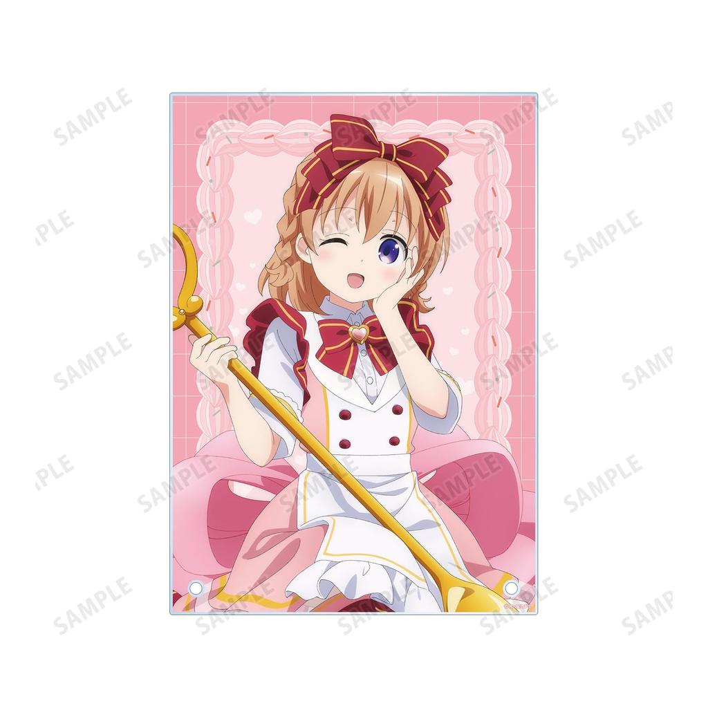 [Официальный] Заказ на кролика BLOOM Оригинальная иллюстрация Какао Сидящая Тортовая версия. Панель из акрила A5 colleize Официальные товары Официальная лицензия