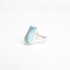 Натуральный Голубой Топаз Драгоценный Камень 925 Стерлинговое Серебро Ювелирные Изделия Ручной Работы Кольцо-Ватник RR-47-8