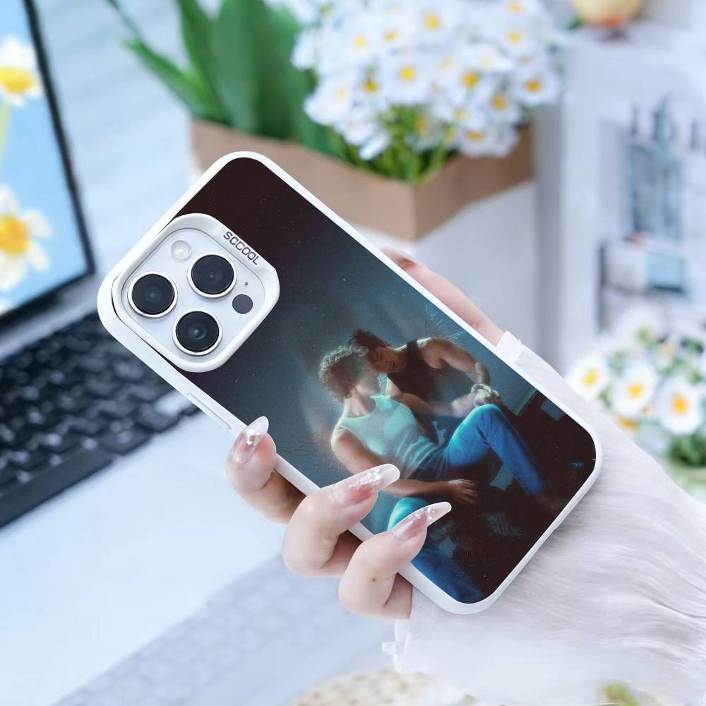 H-Heated R-Rivalry Phone Case For iPhone17, 16,15,14,13,12 Pro Max white Candy Matte Shockproof Cover