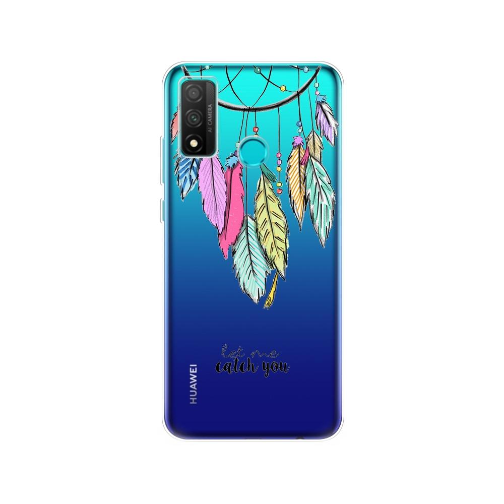 Чехол для Huawei P smart 2020, мягкий силиконовый чехол из ТПУ на заднюю панель телефона PSmart 2020 POT-LX1A, 6,21 дюйма, защитный чехол-бампер, чехол