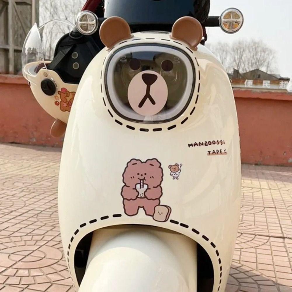 Bowknot Motorcycle Decorative Wings Helmet Bear Ears Helmet Decorative Accessories  Girl Heart