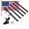 Portable Wall Bracket Base Wall Mounting Telescopic Flag Pole Flagpole Banner Rack Flag Pole Holder