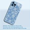 Light Blue White Lace phone case for iphone 17 case for iphone 17 pro max cover Glass for iPhone 17 16 15 14 13 12pm Pro Plus