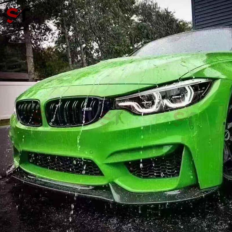 Передний сплиттер губы из углеродного волокна для BMW 3 серии F30 F35 M3