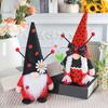Ladybug Gnomes Tomtes Nisse Swedish Dwarfs Faceless Doll for Halloween Kitchen