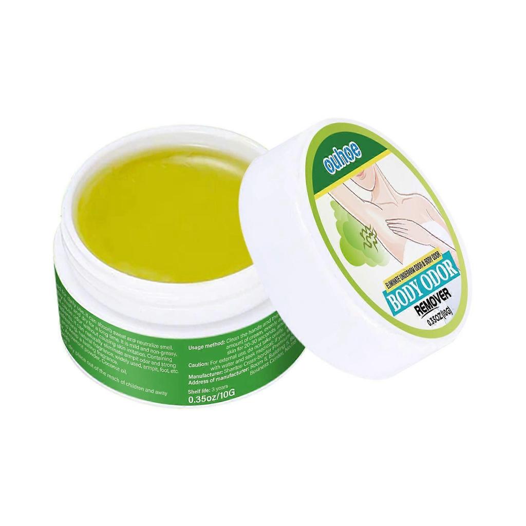 OUHOE Armpit Deodorant Cream, Body underarm Cleansing Fragrance Deodorizing Refreshing Anti-sweat Care Cream