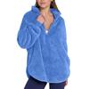 Women's Fashionable Zippered Long-Sleeved Loose-Fit Jacket