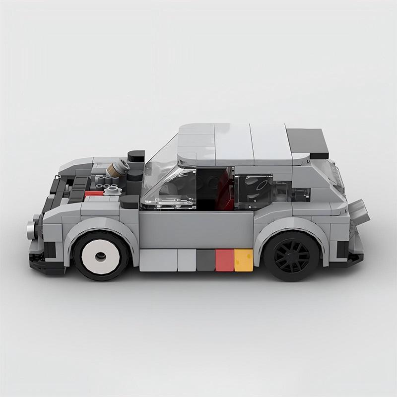 MOC Совместимый с Lego 8-шиповый Volkswagen Golf GTI Mk1 Обучающая строительная игрушка